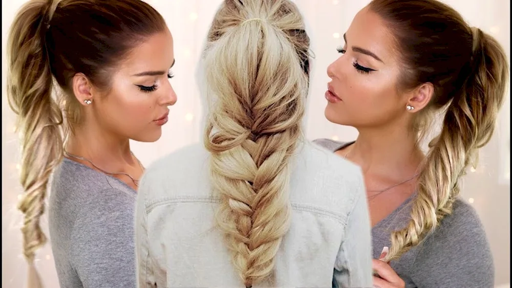 2 Ponytail braids