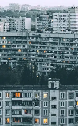 80's Russia Aesthetics multi-storeys