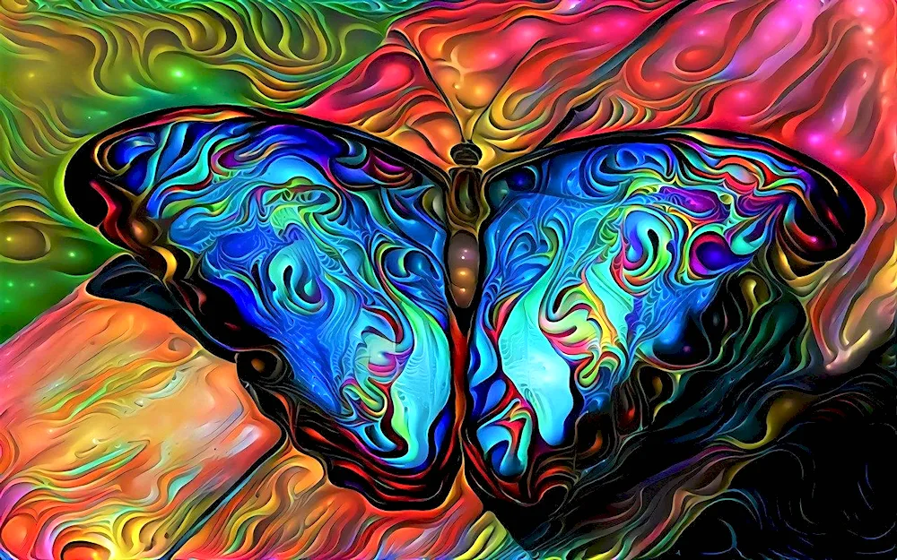 Butterfly painting