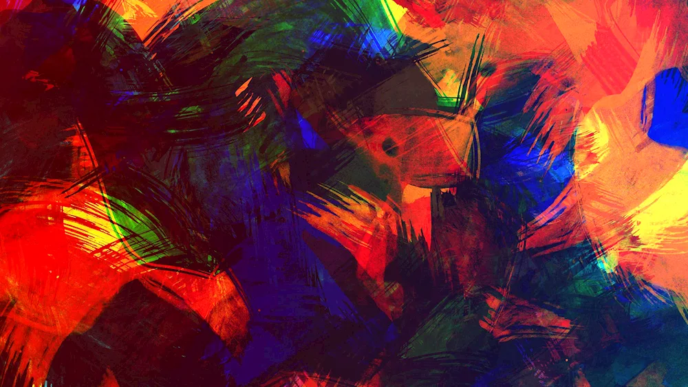 Modern abstract paintings