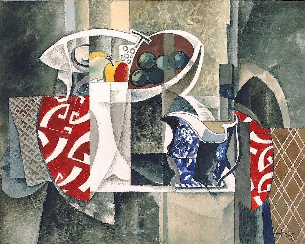 Abstract still life painting