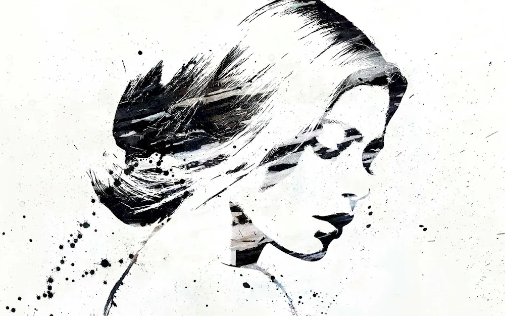 Abstract portrait of a girl