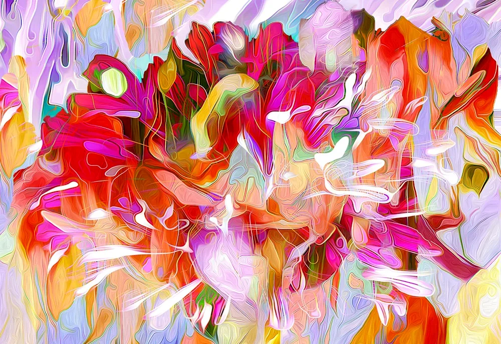 Flowers abstraction