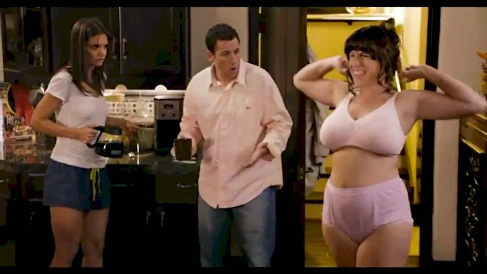 Adam Sandler and his wife