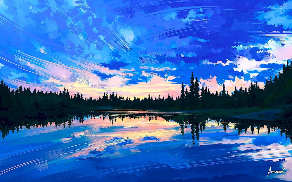 Alenami Velichko Aenami paintings
