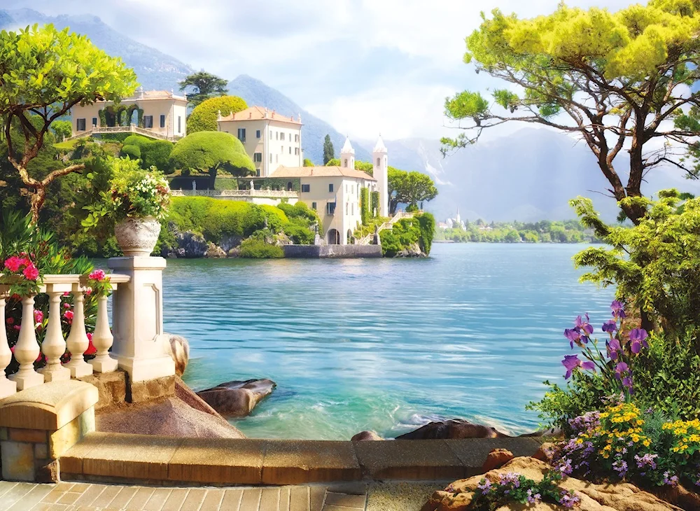 Affresco Landscape Sea