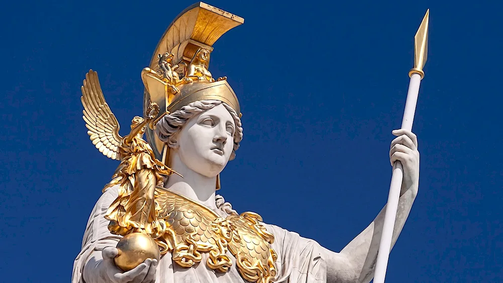 Athena Palladus goddess of ancient Greece