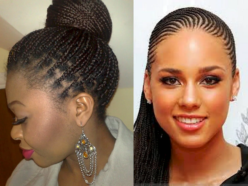 African hairstyles for fat head