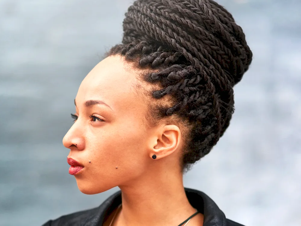 High bun hair