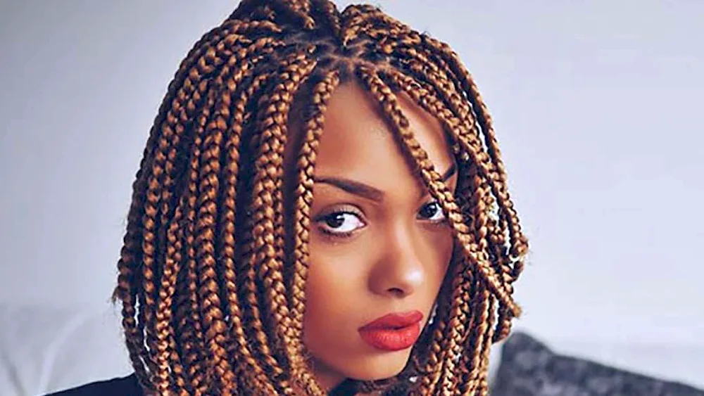 African braids on a bob