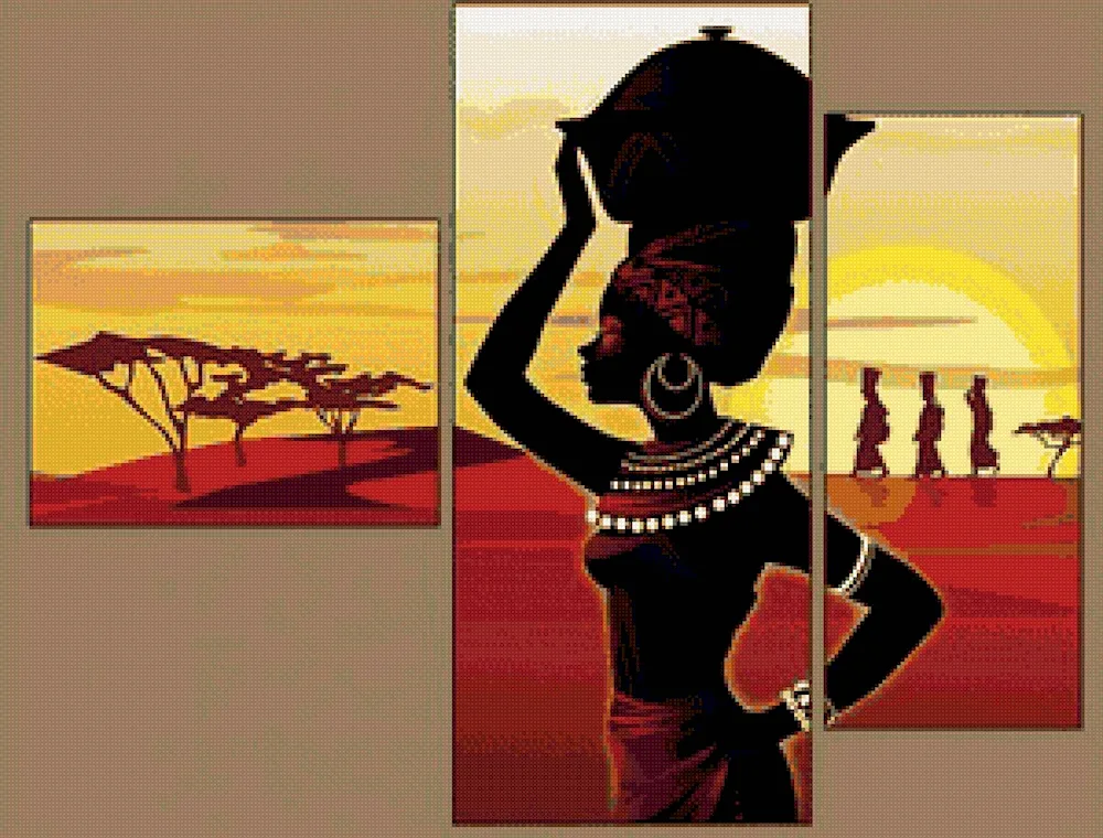 Patterns in African style
