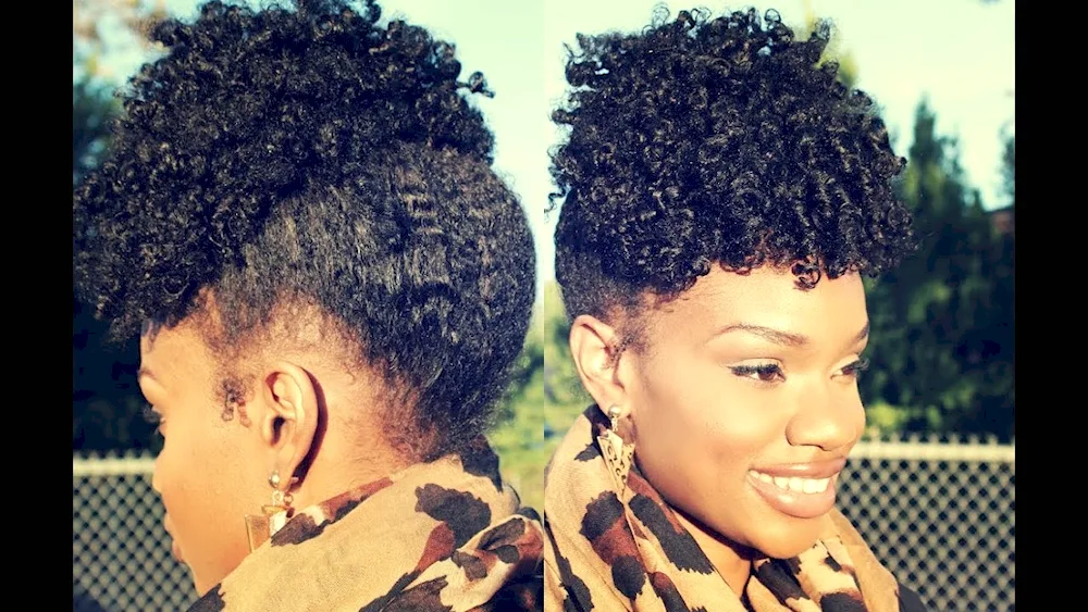 Afro ponytail