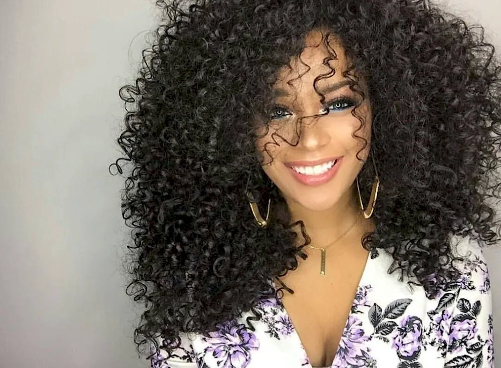 Afro curls 90