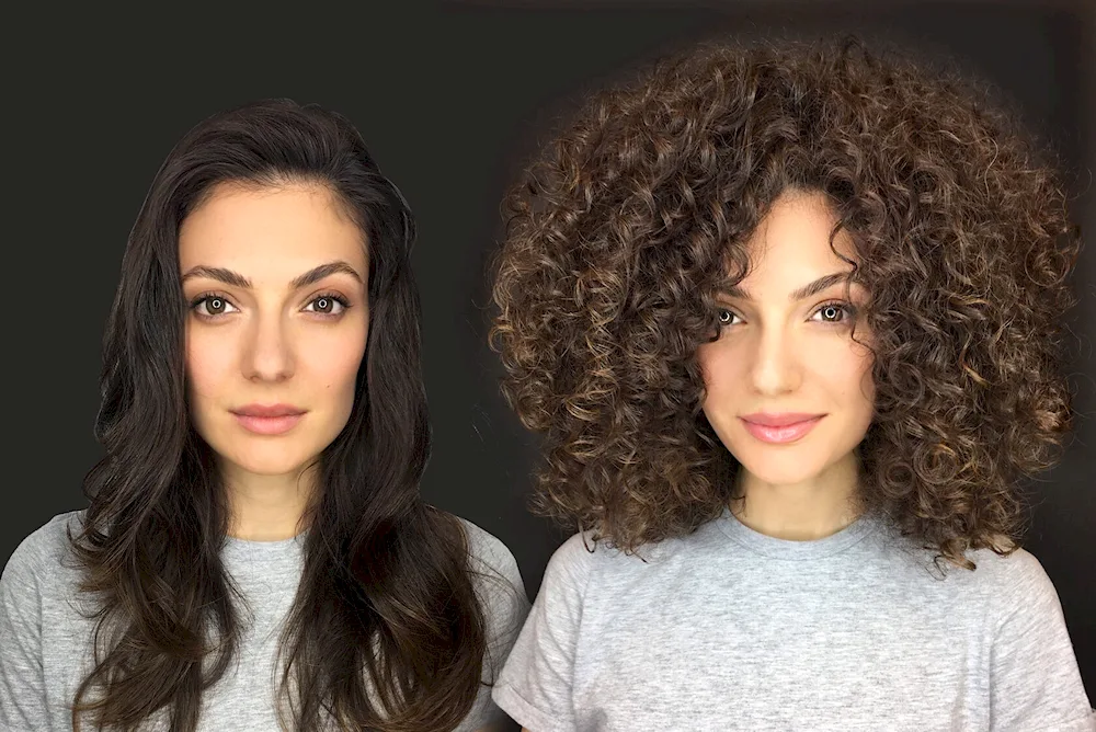 Chemical perm bio curl long lasting style