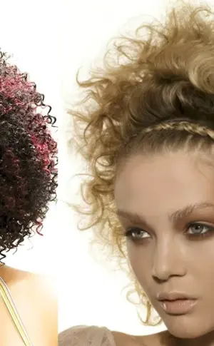 Afro curls on kare