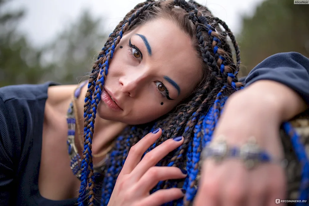 Afro plaits