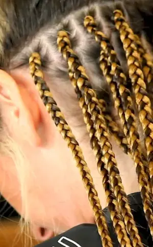 Afro braids de braids