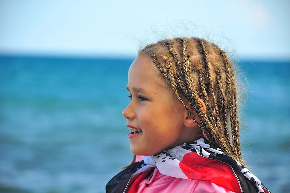 Afro braids for kids