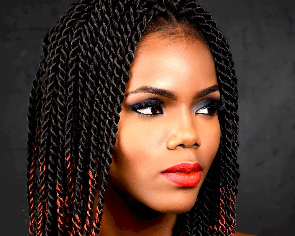Afro braids kare
