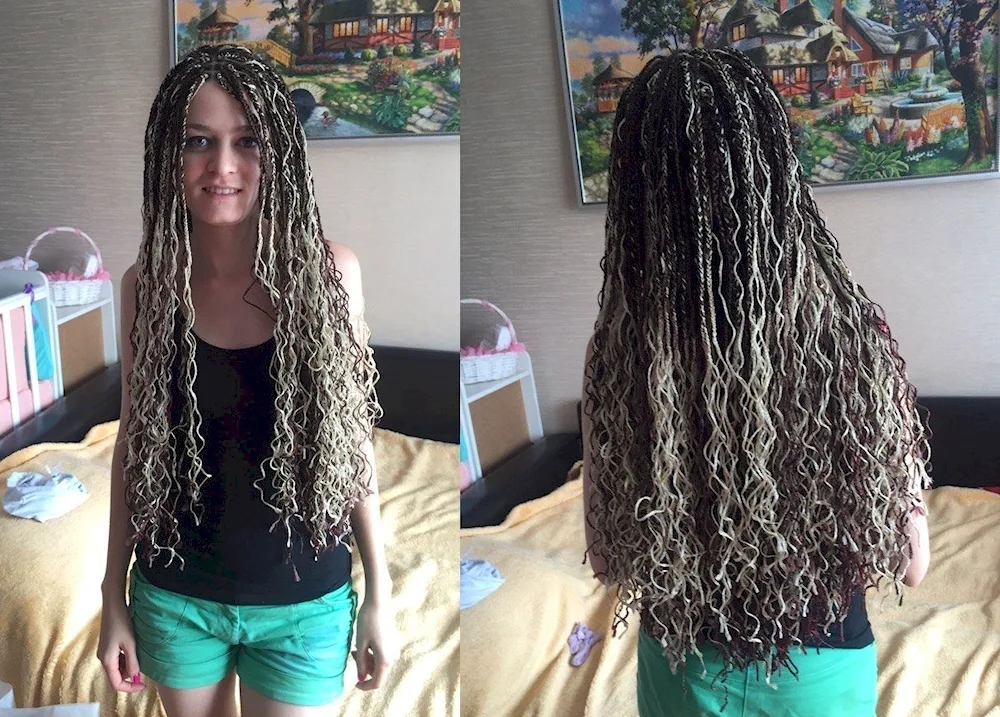Afro braids zizi