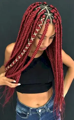 Afro braids zizi