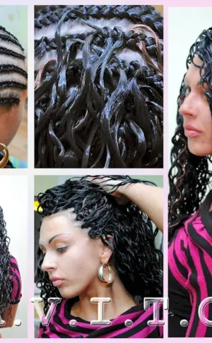 Afro curls for brides
