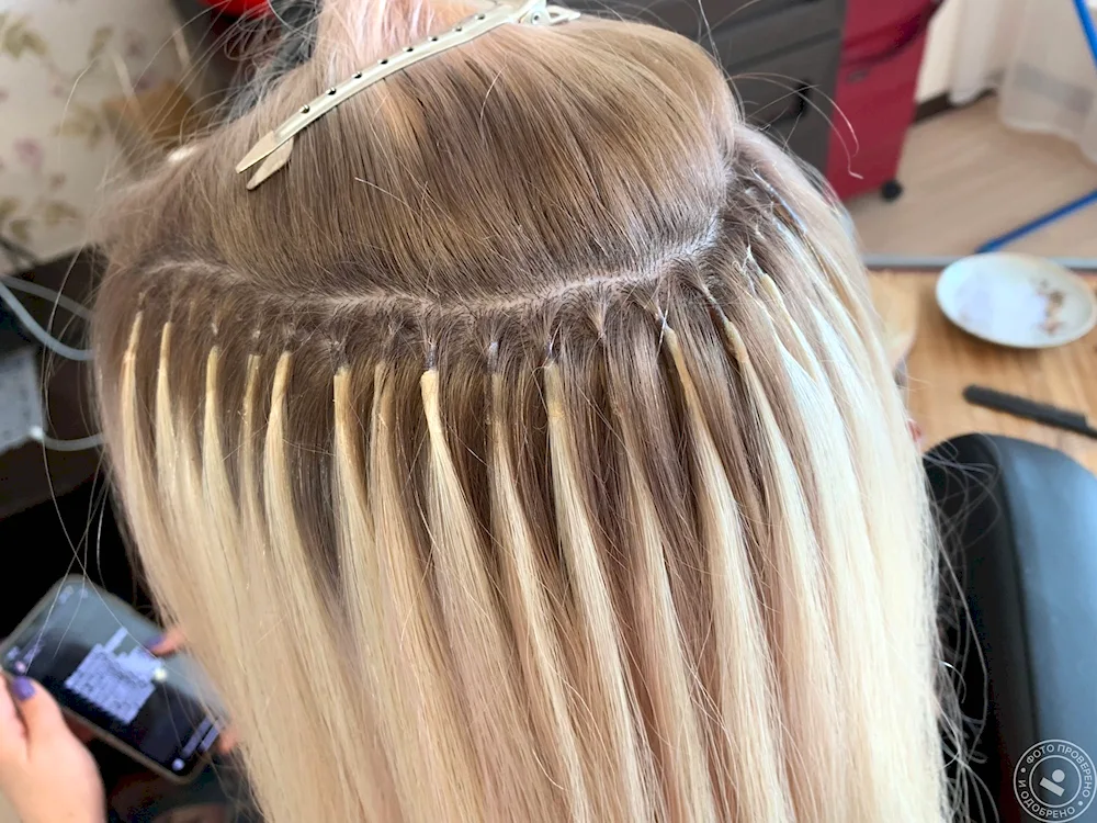 Afro extensions with thermal fibre