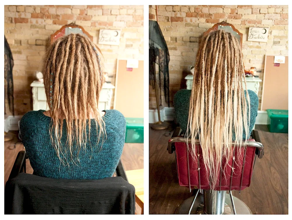 Afrozatilok de dreadlocks