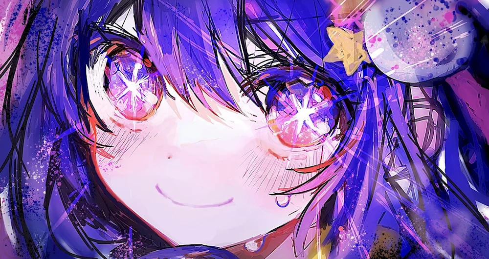 AI Hoshino art star child
