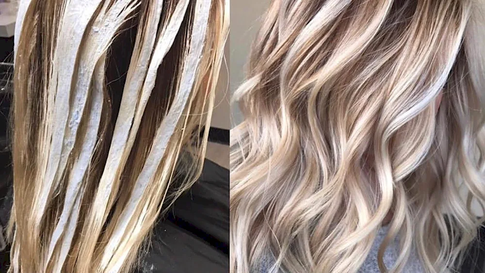 Faded colouring on blonde hair