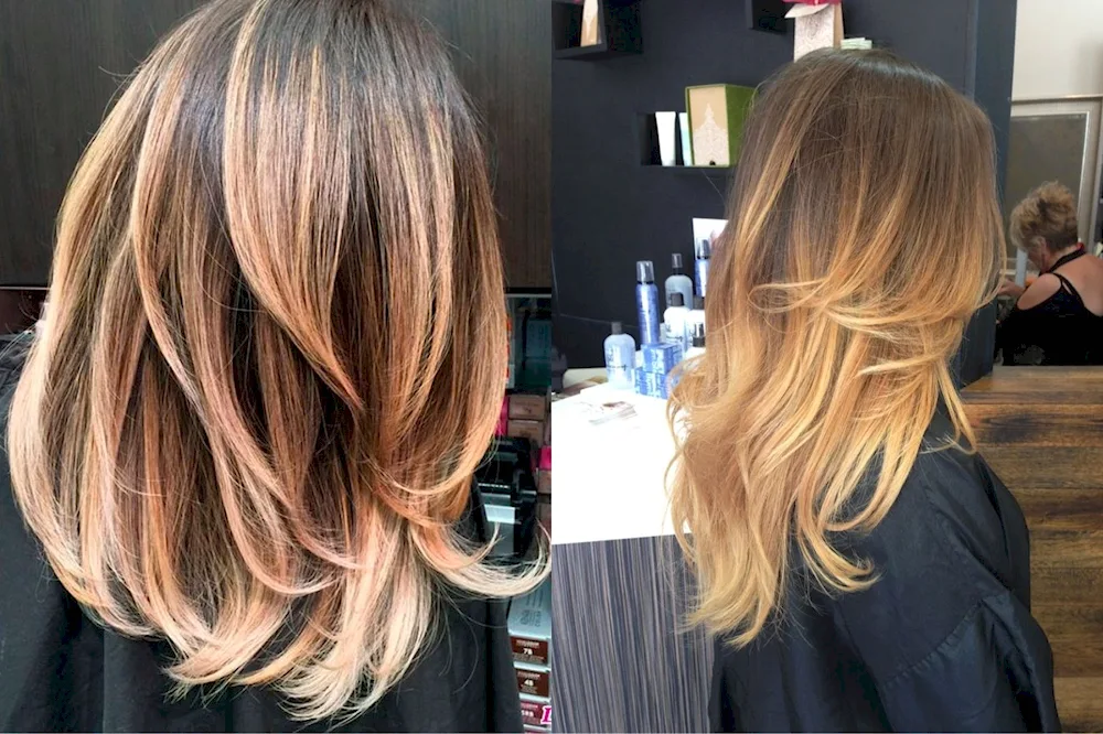 Balayage ombré shatush
