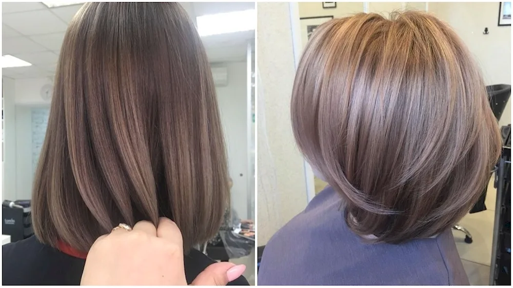 AIR touch up on dark bob