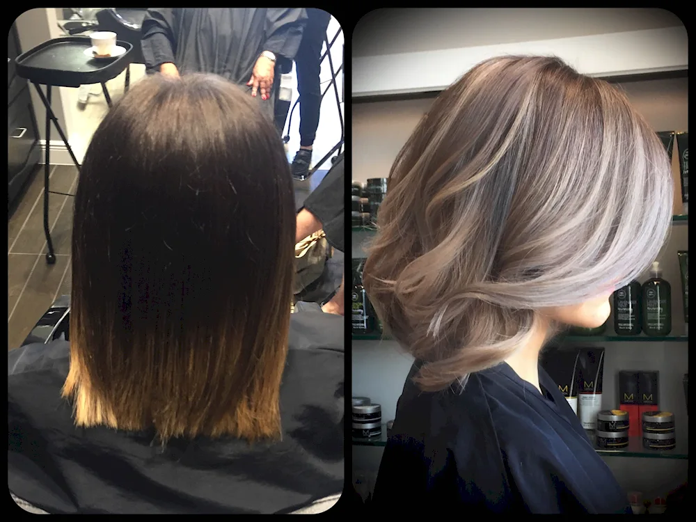 AIR touch on dark bob