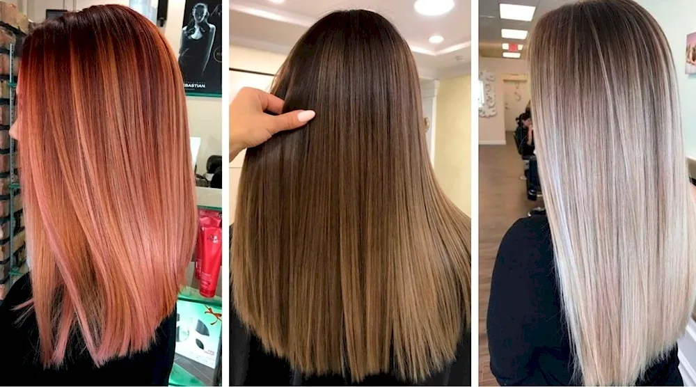 Balayage shatush chocolate caramel