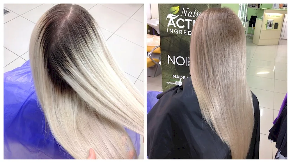 Ombre shatush balayage bronzing