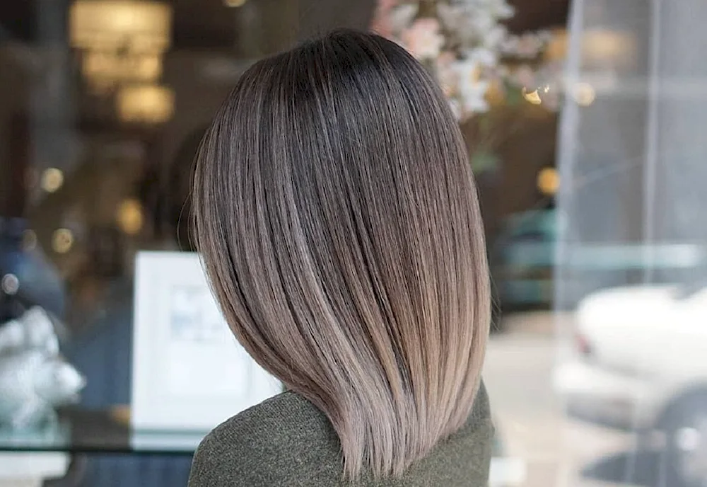 Kare shag balayage