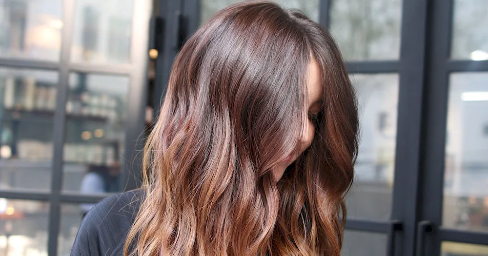Bronding on dark hair