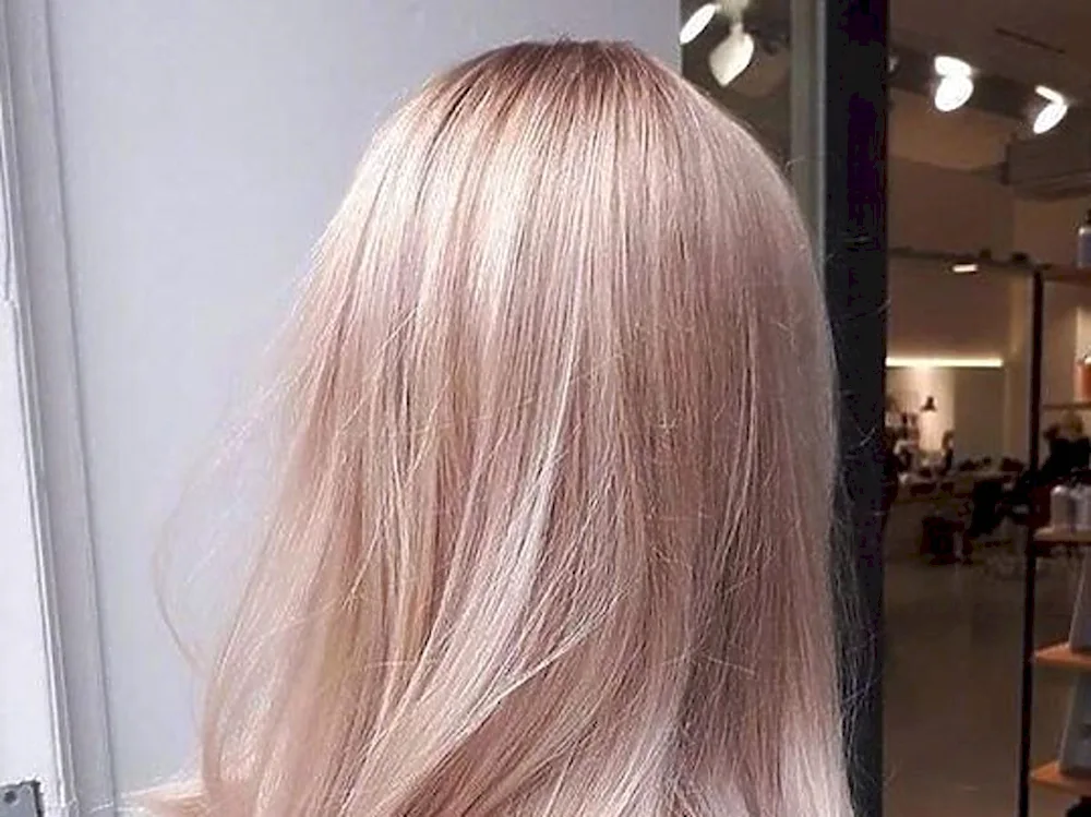 Light pink hair