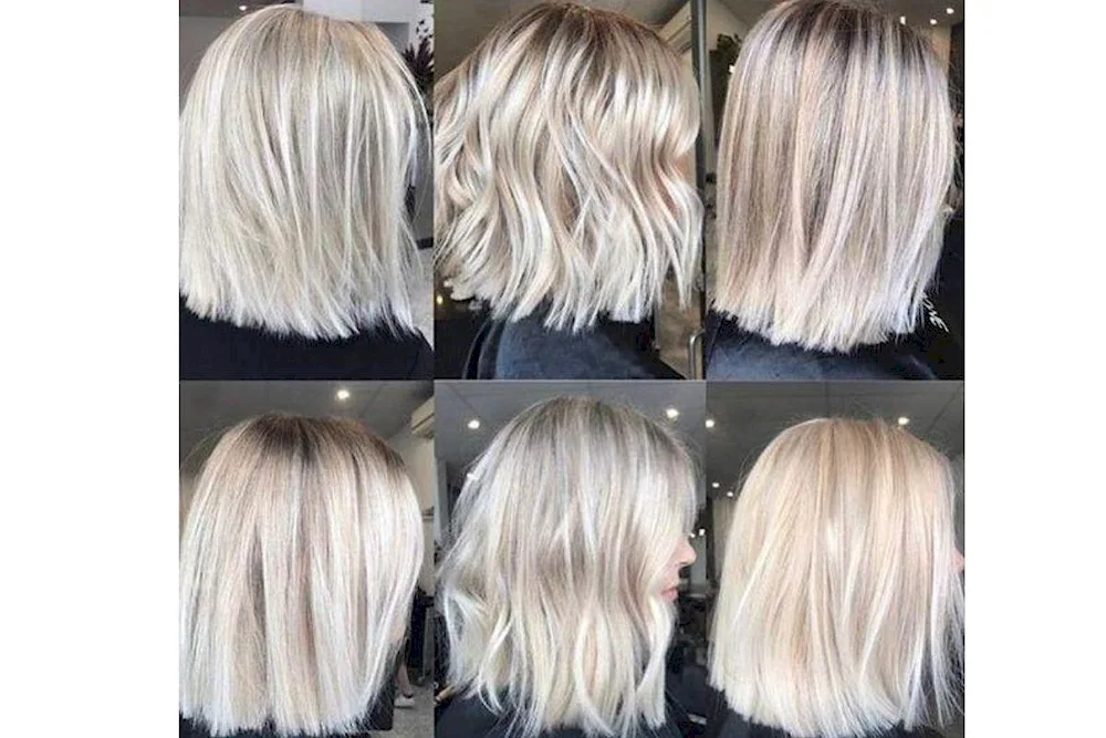 Stretch Blonde on Short Hair