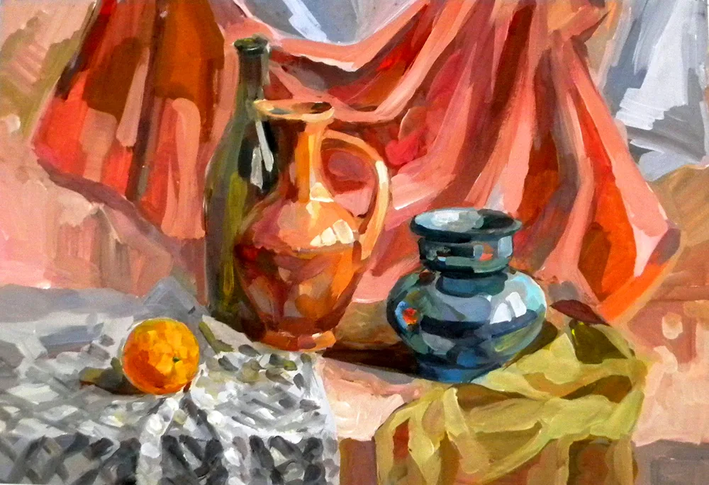 Pencil still life Yury Kushevsky