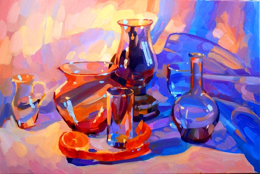 Gouache still life gouache Academic painting painting