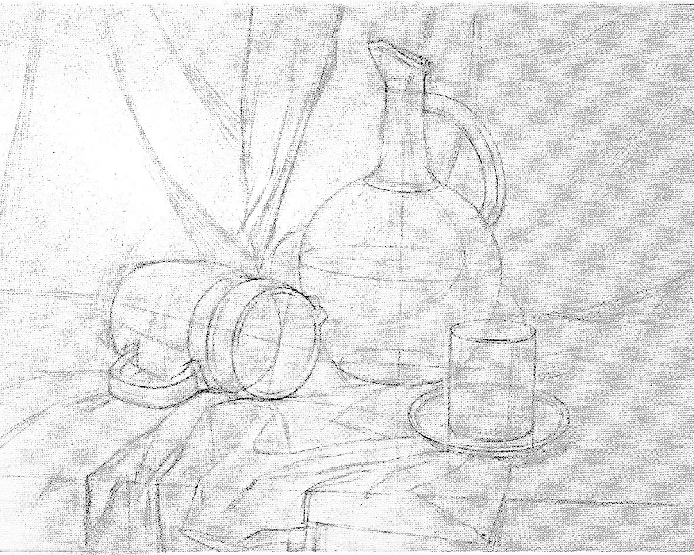 Caravaggio still life with jug