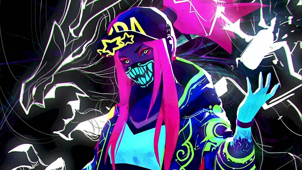 Akali kda neon