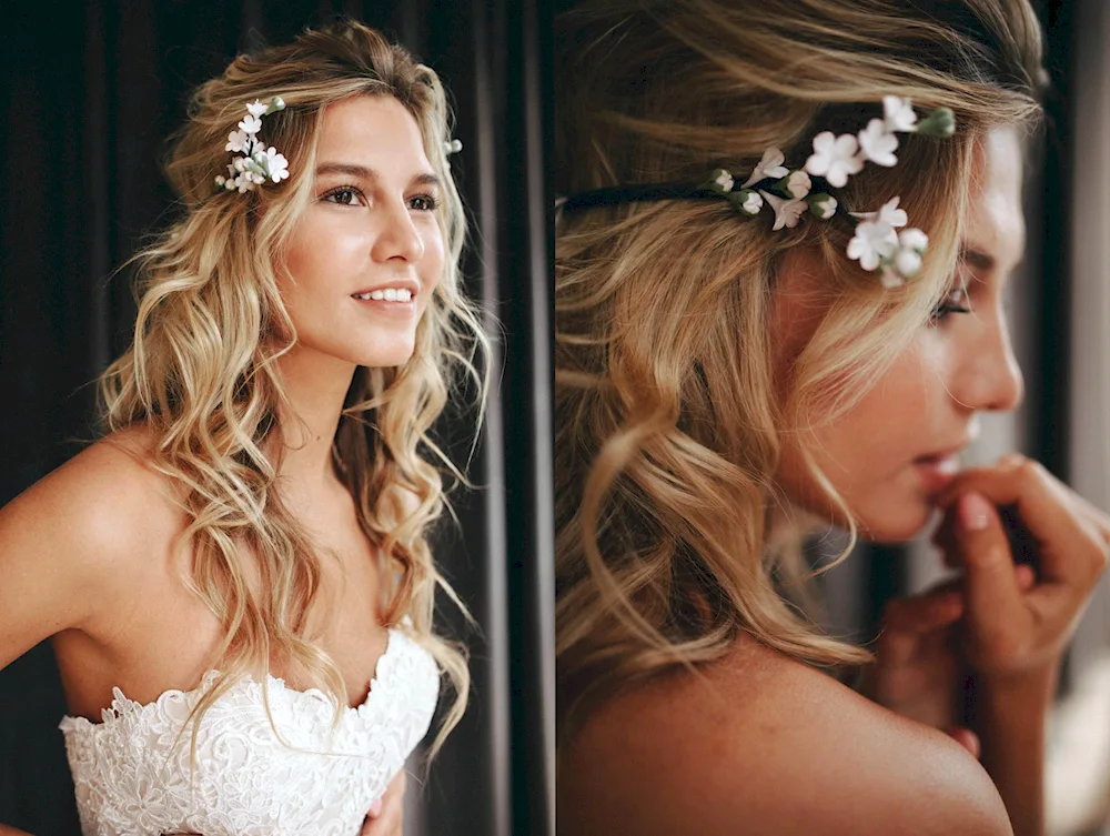 Accentuated hairstyle