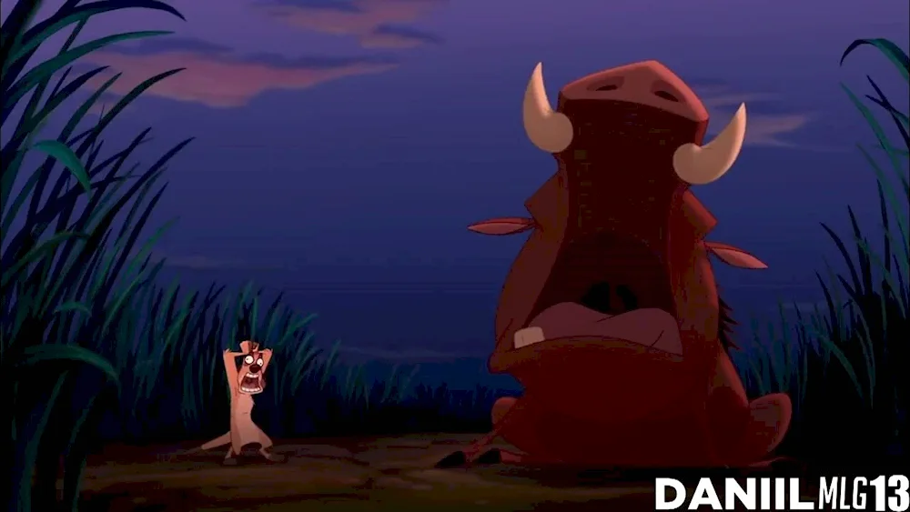Lion King Timon and Pumbaa