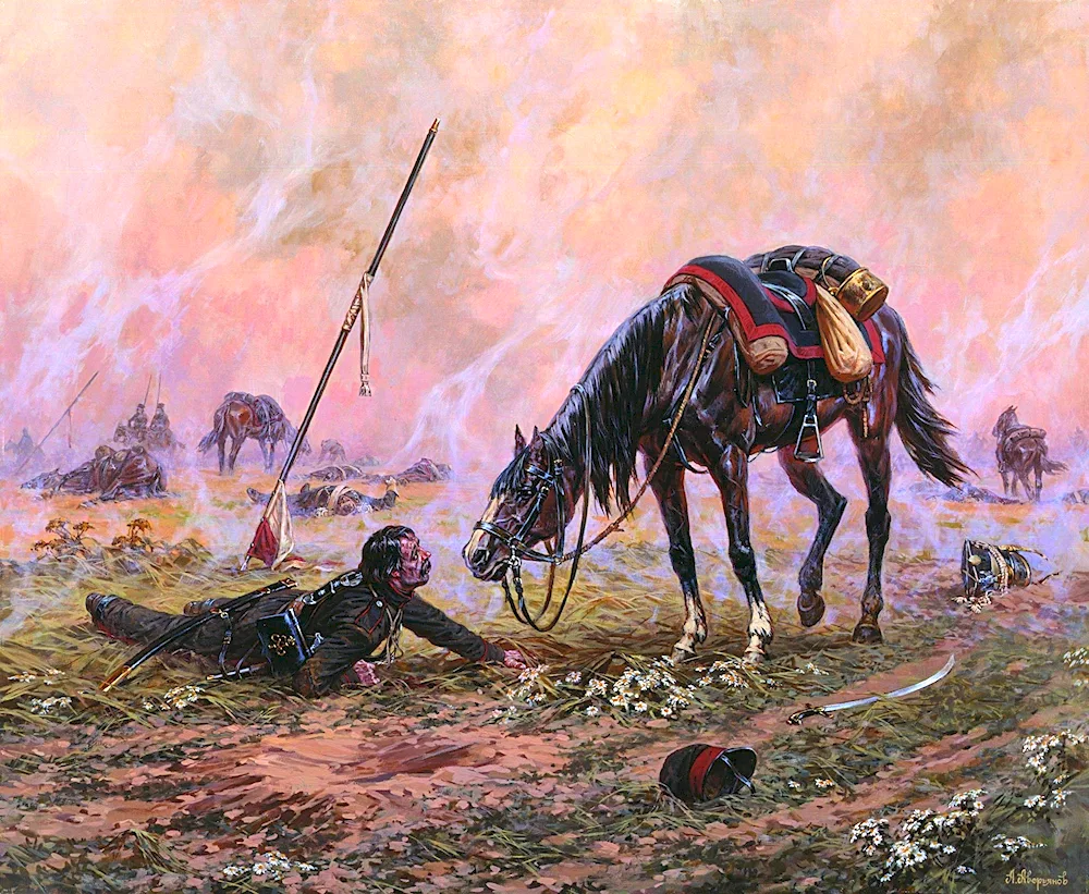 Alexander Averyanov Battle painting