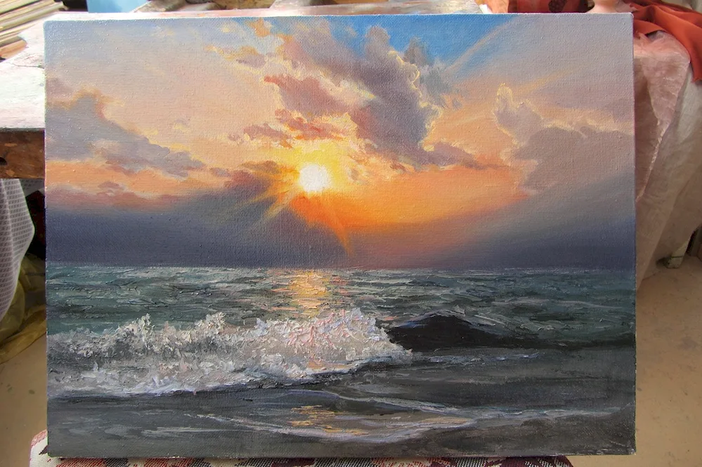 Alexander Yuzhakov artist paintings of the sea