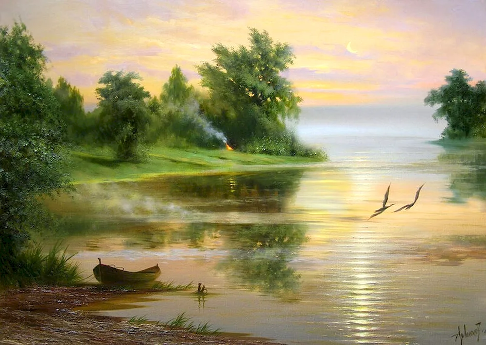 Alexander Milyukov temple paintings