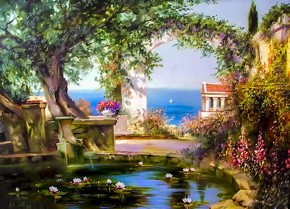 Robert Peyman landscapes of Italy