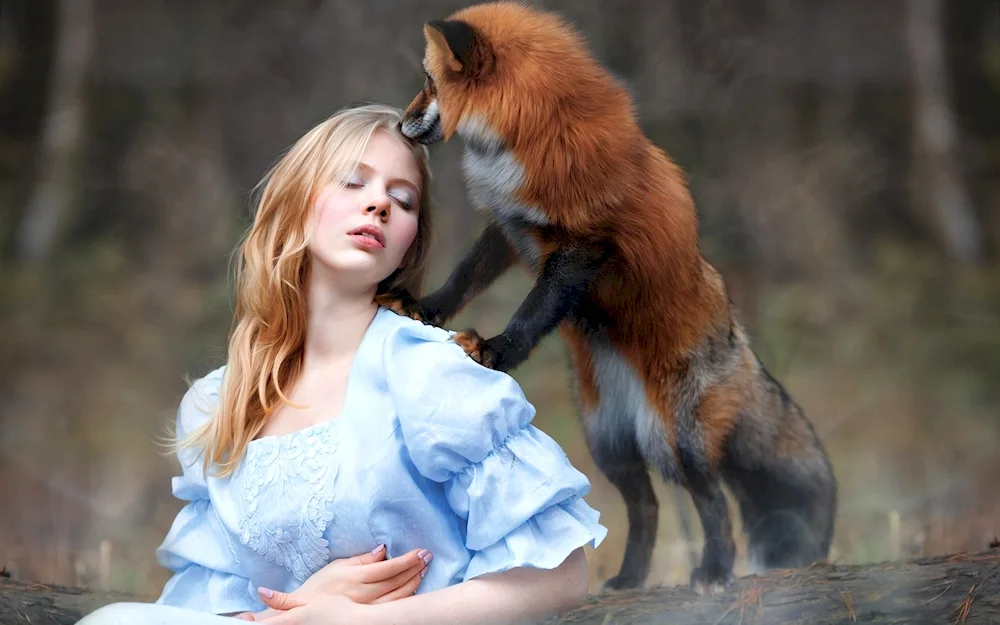 Woman- fox